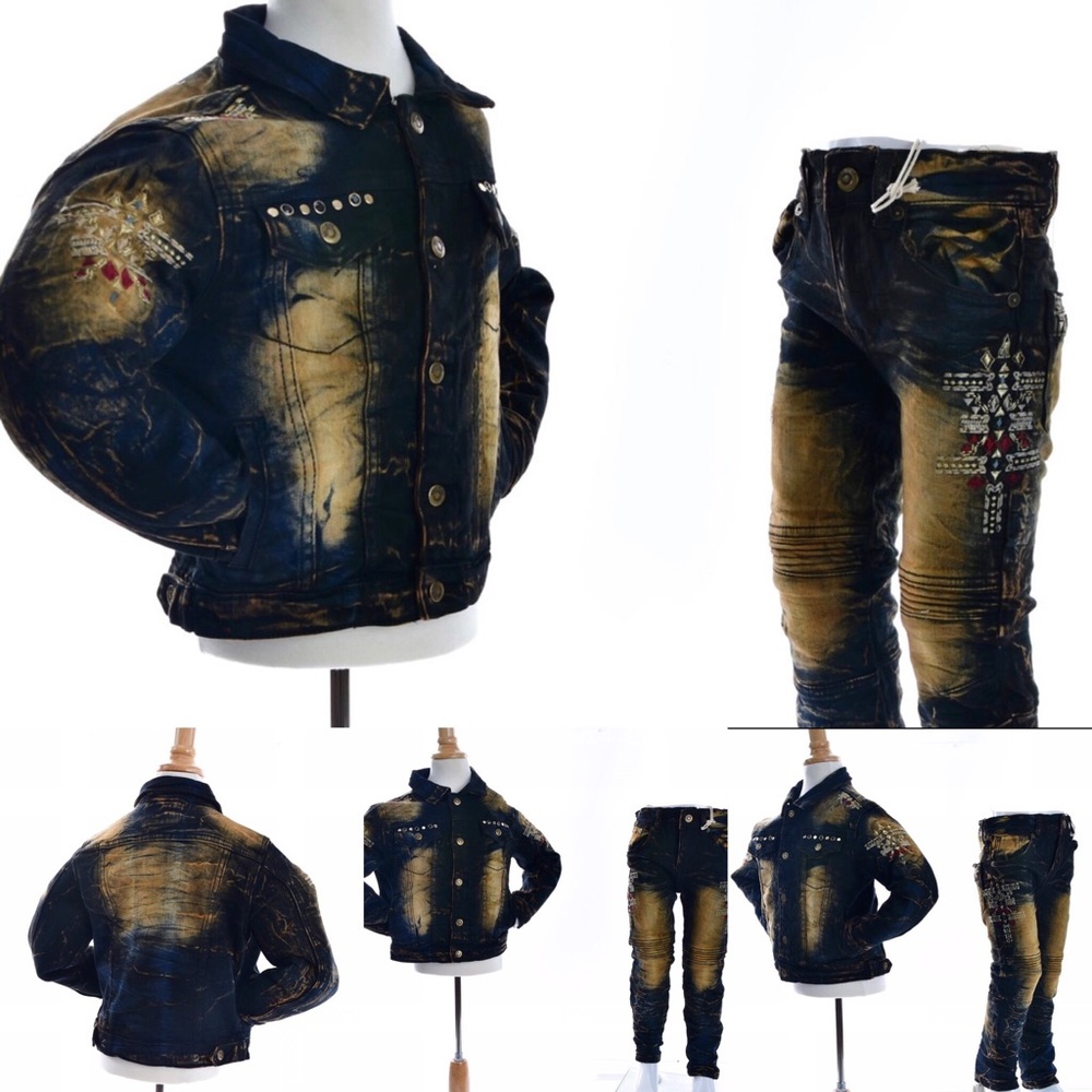 Boys Blue jean suit